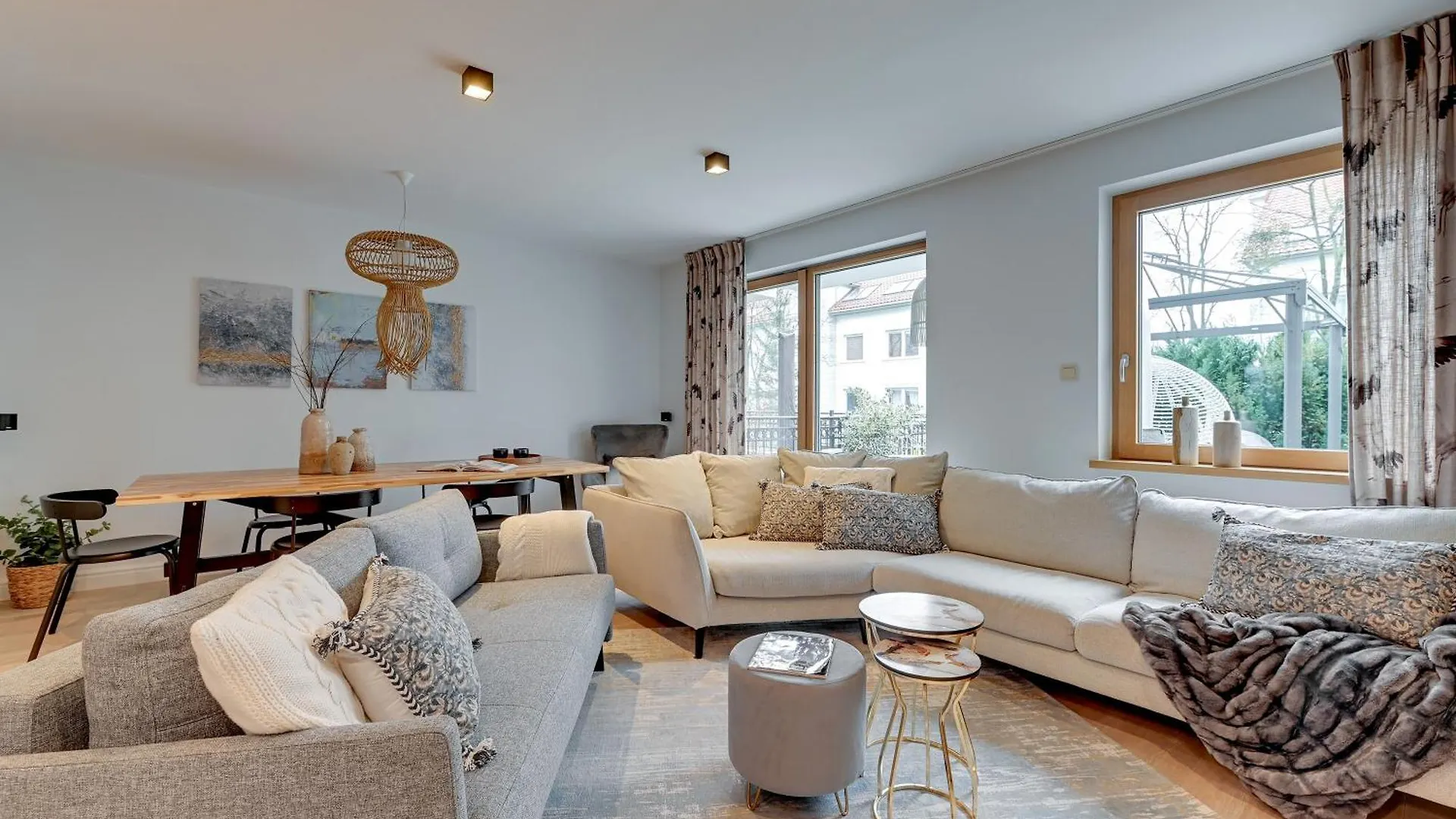 Lion Apartments - Tulum Quiet Family Premium Apartment With Boho Style Terrace Gdansk