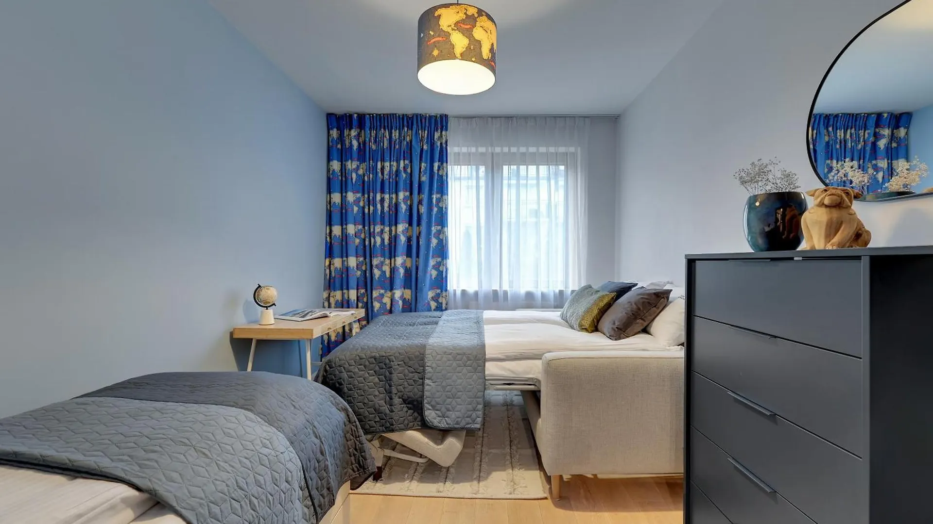 Lion Apartments - Tulum Quiet Family Premium Apartment With Boho Style Terrace Gdansk